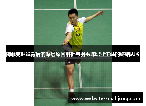 陶菲克退役背后的深层原因剖析与羽毛球职业生涯的终结思考 陶菲克退役背后的深层原因剖析与羽毛球职业生涯的终结思考